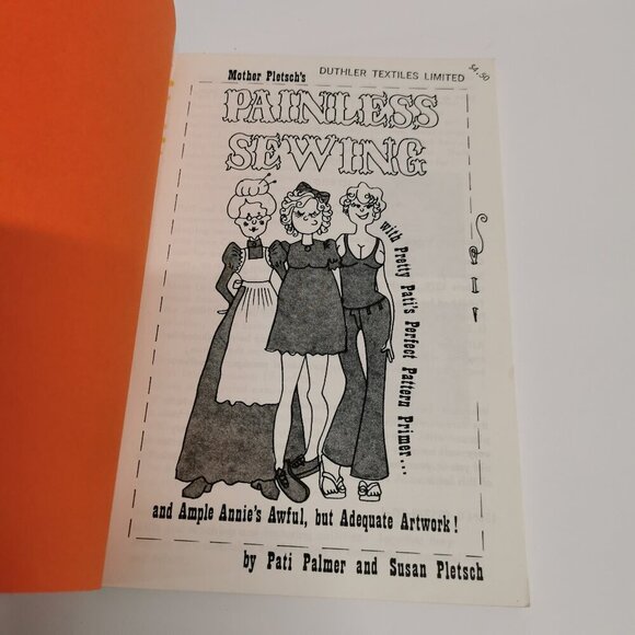 1980s Mother Pletsch's Painless Sewing Vintage Book Pattern Primer Seamstress - Picture 5 of 11